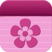 Notepad Pink تطبيق الملاحظات الوردي النسائي للآيفون والآيباد