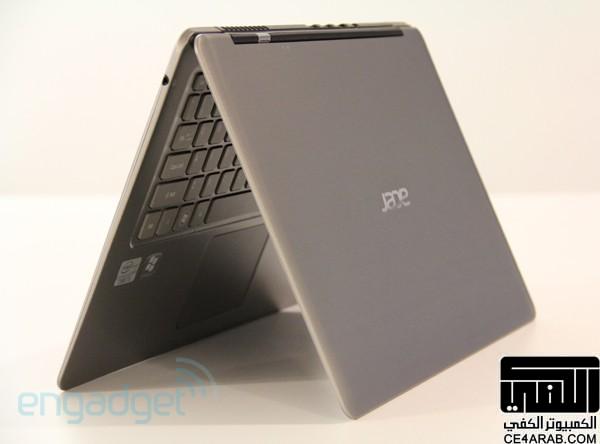 الحاسب المحمول النحيف Acer Aspire S3 بمعالج i7 وسعة تخزينيه SSD أكبر